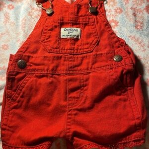 OshKosh B'gosh Vibrant Red Kids Overalls